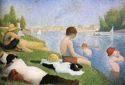 Georges Seurat Bather oil on canvas